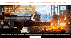 Desktop Screenshot of fonderieemilegodard.com